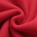 Ezwear sudadera con capucha de ajuste holgado y gruesa con estampado minimalista "feliz ano nuevo" de color rojo casual para mujer