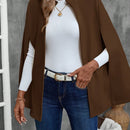 Emery rose ropa de otono para mujer, abrigo de lana con estilo de capa elegante para mujer, ropa de oficina para mujer