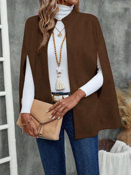 Emery rose ropa de otono para mujer, abrigo de lana con estilo de capa elegante para mujer, ropa de oficina para mujer