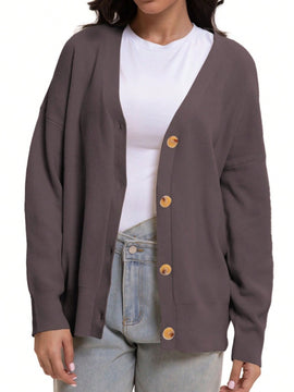 Outball cardigan de mujer, nueva coleccion 2024 cardigan con botones grandes moda top