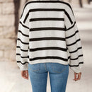 Emery rose cardigan de mujer de bloques de color con rayas, moda minimalista para uso casual diario