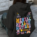 Ezwear sudadera con capucha de manga larga, impresion de eslogan, casual y holgada para mujer, otono/invierno