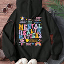 Ezwear sudadera con capucha de manga larga, impresion de eslogan, casual y holgada para mujer, otono/invierno