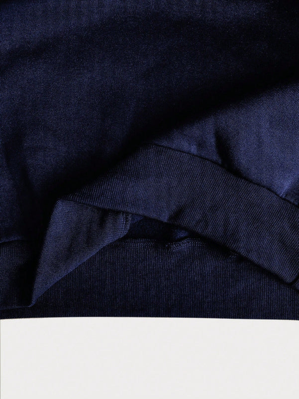 Essnce sudadera con capucha casual negra para mujer con bordado de color liso