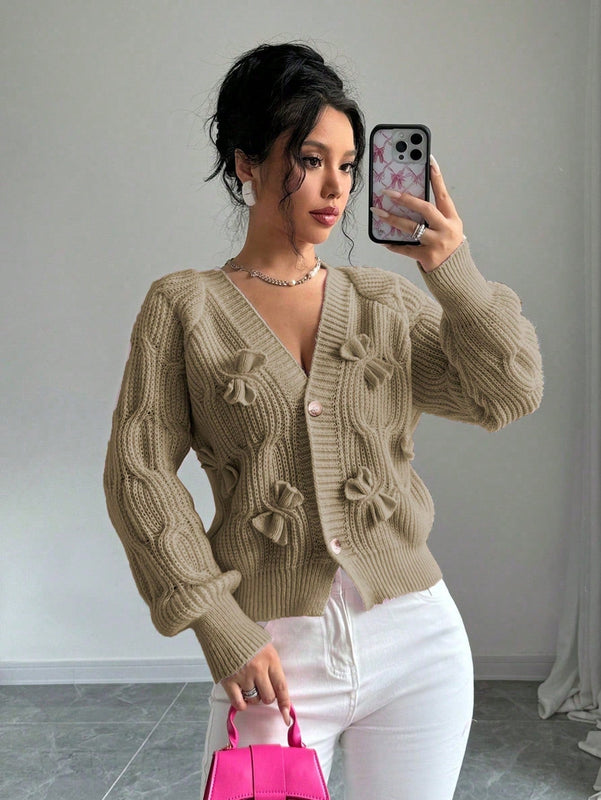 Elenzya chaqueta casual de mujer de unicolor con decoracion de mono, para otono/invierno