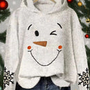 Lune sudadera con capucha de estampado floral vintage todo sobre en estilo minimalista casual, adecuada para otono/invierno
