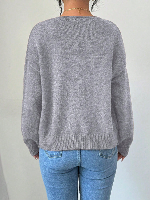 Prive blusa casual de manga larga con amarres delanteros para mujer, para uso diario