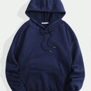 Ezwear sudadera con capucha con cordon de estampado de leopardo para mujer, de manga larga holgada y casual, para otono/invierno