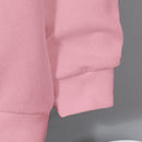 Ezwear sudadera holgada con capucha de felpa gruesa con estampado minimalista casual de leopardo y estrella en blanco para mujeres