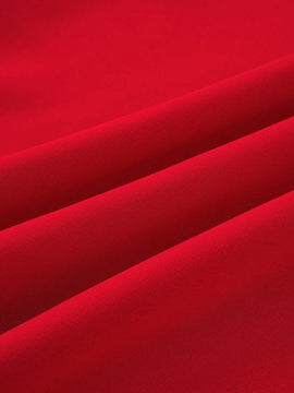 Ezwear sudadera con capucha de ajuste holgado y gruesa con estampado minimalista "feliz ano nuevo" de color rojo casual para mujer