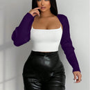 Foxxy cardigan de punto casual de unicolor con escote en v y manga larga para mujer, otono/invierno