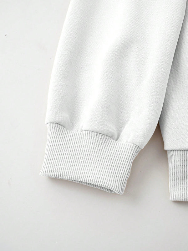 Ezwear sudadera holgada informal con capucha y estampado de arbol de navidad simple, adecuada para otono/invierno para mujeres