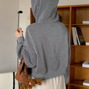 Dazy sudadera casual de cuello redondo clasica de felpa para mujer