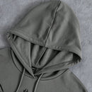 Ezwear sudadera con capucha informal con estampado de paisaje y letras oversize para otono e invierno