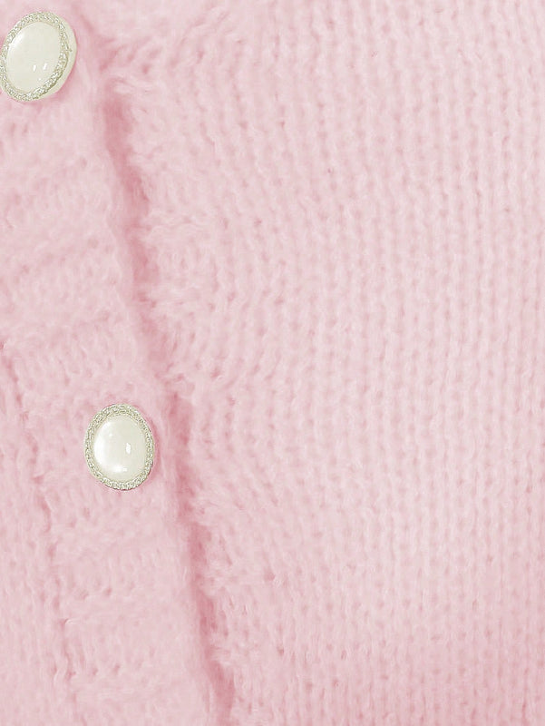 Essnce cardigan informal de mujer con un solo botonadura y lazo de cinta para otono/invierno