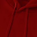 Ezwear sudadera corta con capucha unicolor para mujer