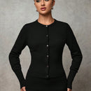 Bae cardigan de mujer para otono/invierno de color gris con decoracion de botones, acogedor y suave, adecuado para el dia de accion de gracias, halloween, navidad, oficina, escuela, citas, fiestas, uso casual