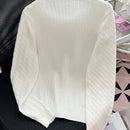 Essnce cardigan suelto y casual de mujer de un solo abotonado, de color liso, manga larga, para otono/invierno