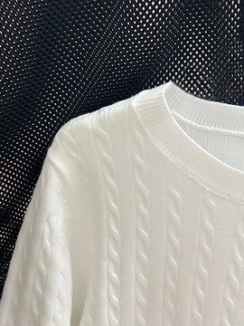 Essnce cardigan suelto y casual de mujer de un solo abotonado, de color liso, manga larga, para otono/invierno