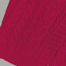 Moosta cardigan informal de manga de globo con nudo delantero de unicolor para otono/invierno