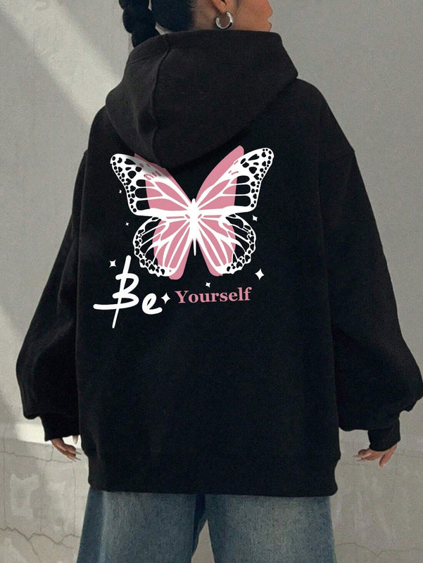 Sudadera unisex elegante, estilo regular, con capucha y cordon, informal, de manga larga
