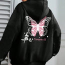 Sudadera unisex elegante, estilo regular, con capucha y cordon, informal, de manga larga