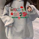 Sudadera con capucha de forro polar calida para mujer, adecuada para otono e invierno. sudadera con capucha para la vida diaria y deportes al aire libre. nuevo modelo de sudadera de mujer para otono e invierno con estampado de fuegos artificiales y