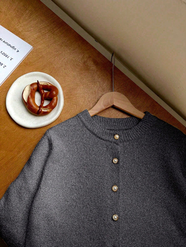 Lune cardigan de moda elegante y versatil, minimalista
