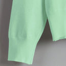 Essnce cardigan suelto y casual de mujer de un solo abotonado, de color liso, manga larga, para otono/invierno