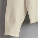 Essnce cardigan suelto y casual de mujer de un solo abotonado, de color liso, manga larga, para otono/invierno