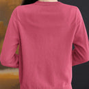 Essnce cardigan suelto y casual de mujer de un solo abotonado, de color liso, manga larga, para otono/invierno