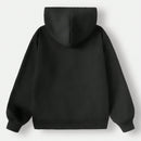 Ezwear sudadera holgada casual de cuello alto con media cremallera, estampado de la letra california, color blanco, con cordon ajustable, esponjosa y gruesa, apropiada para otono/invierno