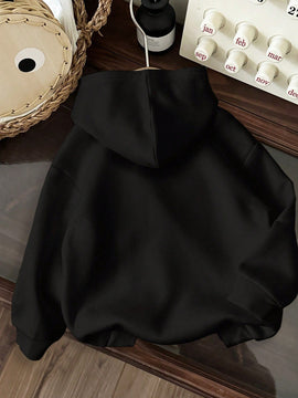 Ezwear sudadera holgada informal con capucha y estampado de arbol de navidad simple, adecuada para otono/invierno para mujeres