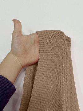 Moosta cardigan casual de manga larga de hombros caidos y unicolor para el trayecto, para otono/invierno