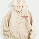 Ezwear sudadera con capucha para mujer con estampado de letras y bandera americana