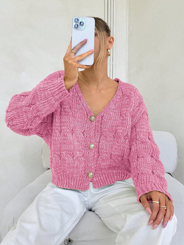 Forever 21 cardigan corto informal de mezcla para mujer, otono/invierno