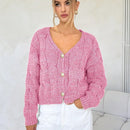 Forever 21 cardigan corto informal de mezcla para mujer, otono/invierno