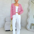 Forever 21 cardigan corto informal de mezcla para mujer, otono/invierno