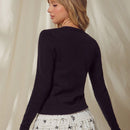 Westfade cardigan de sueter de punto suave