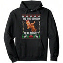 Sudadera con capucha navidena para mujer, sudaderas grandes, sueter navideno feo, sudadera con capucha de forro polar, sueteres de manga larga, ropa de otono e invierno