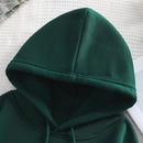 Ezwear sudadera con capucha casual de mujer con estampado de lema de mariposa, otono/invierno