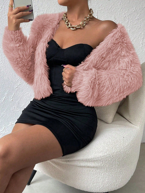 Allurite cardigan de mujer, sueter suave de unicolor, estilo simple y de moda casual para el dia a dia