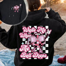 Lune sudadera con capucha informal con estampado grafico para mujer, para uso diario