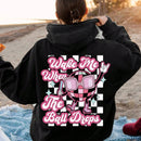 Lune sudadera con capucha informal con estampado grafico para mujer, para uso diario