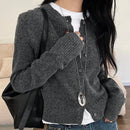 Dazy blusa casual de mujer de manga larga con botones al frente, nueva para el otono, para uso diario