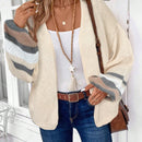 Emery rose cardigan de mujer de bloques de color con rayas, moda minimalista para uso casual diario