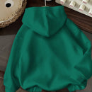 Ezwear sudadera holgada informal con capucha y estampado de arbol de navidad simple, adecuada para otono/invierno para mujeres