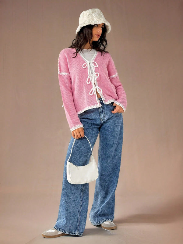 Forever 21 cardigan casual elegante y sencillo para mujer, apropiado para uso diario