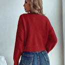 Prive cardigan informal de mujer de ajuste holgado, con hombros caidos, manga larga y de una sola hilera de botones, para otono/invierno