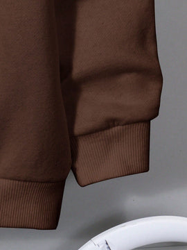 Ezwear sudadera holgada informal con capucha y estampado de arbol de navidad simple, adecuada para otono/invierno para mujeres